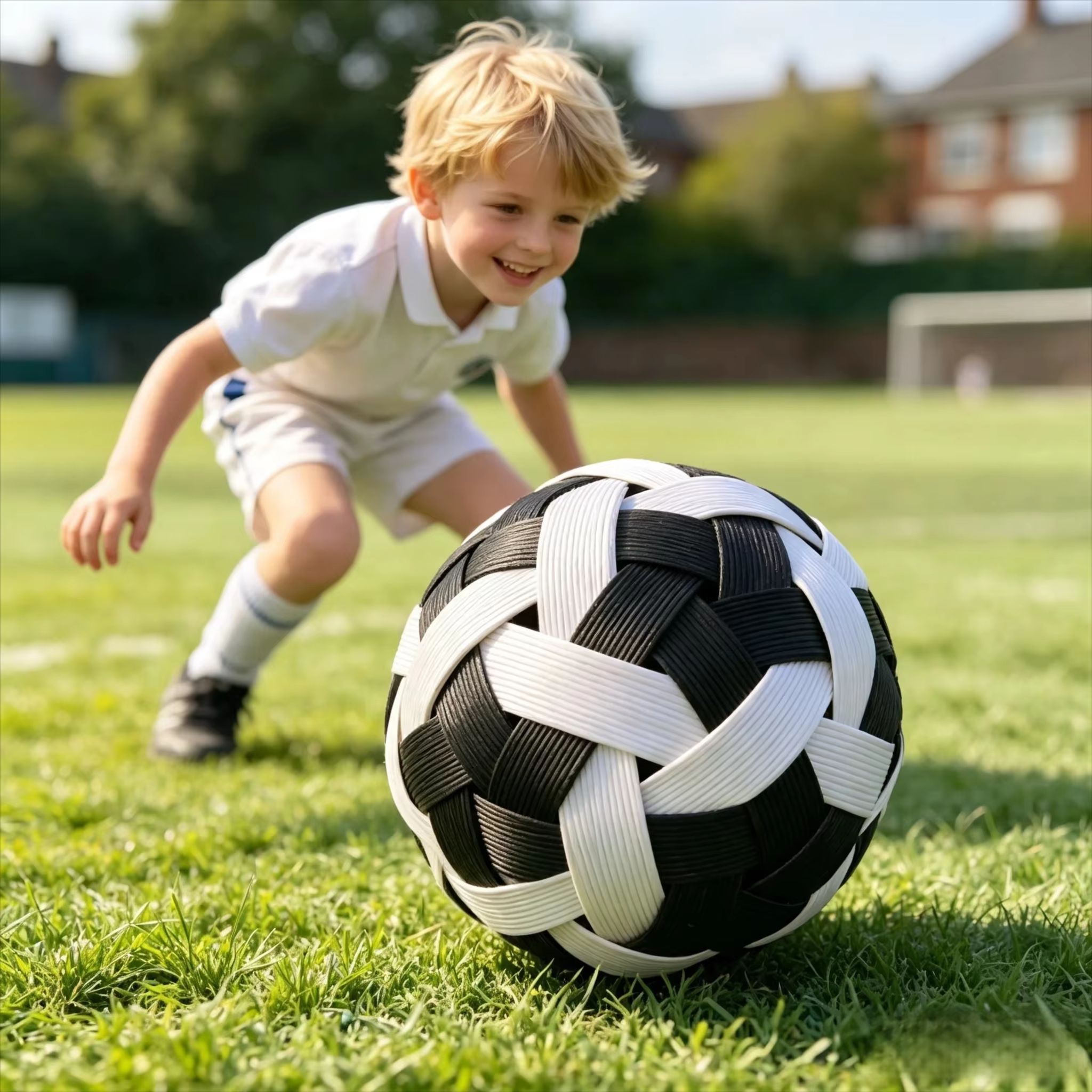 Outdoor Sport For Kids - كرة سباك تاكراو للأطفال مصنوعة يدويًا