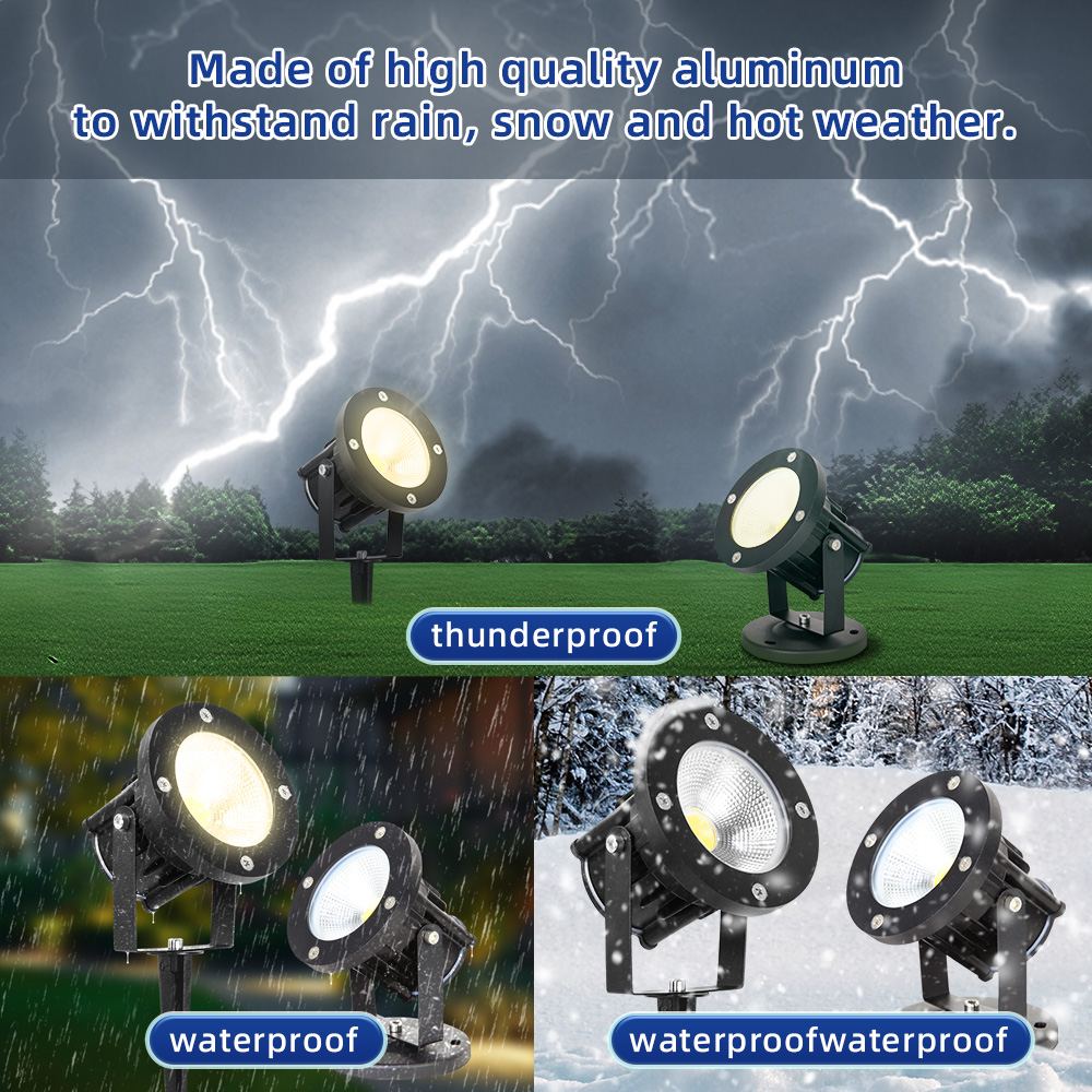 Outdoor Spotlight - مصباح حديقة LED GU10، إضاءة خارجية