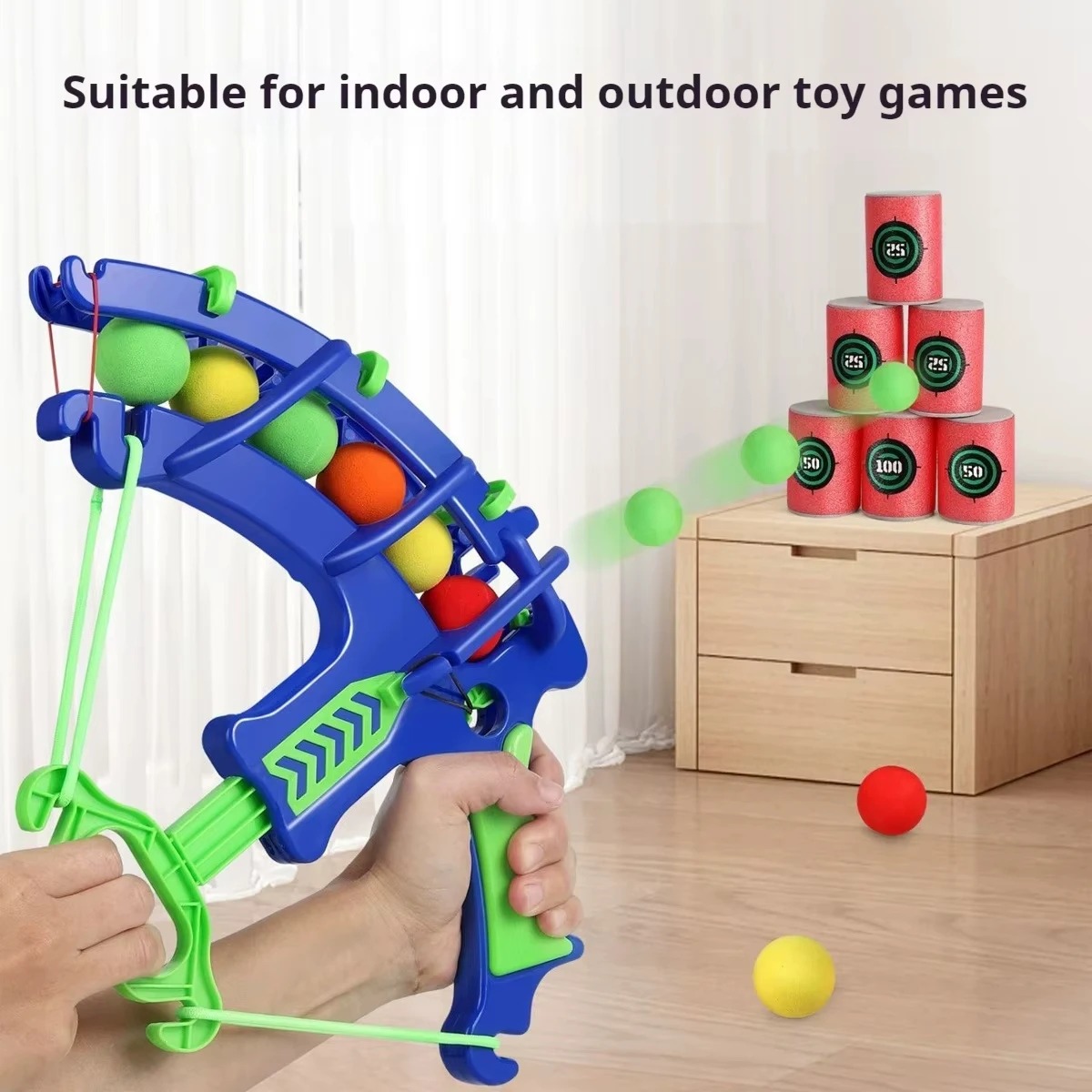 Outdoor Sport For Kids - مسدس فقاعات رياضي للأطفال مع أهداف