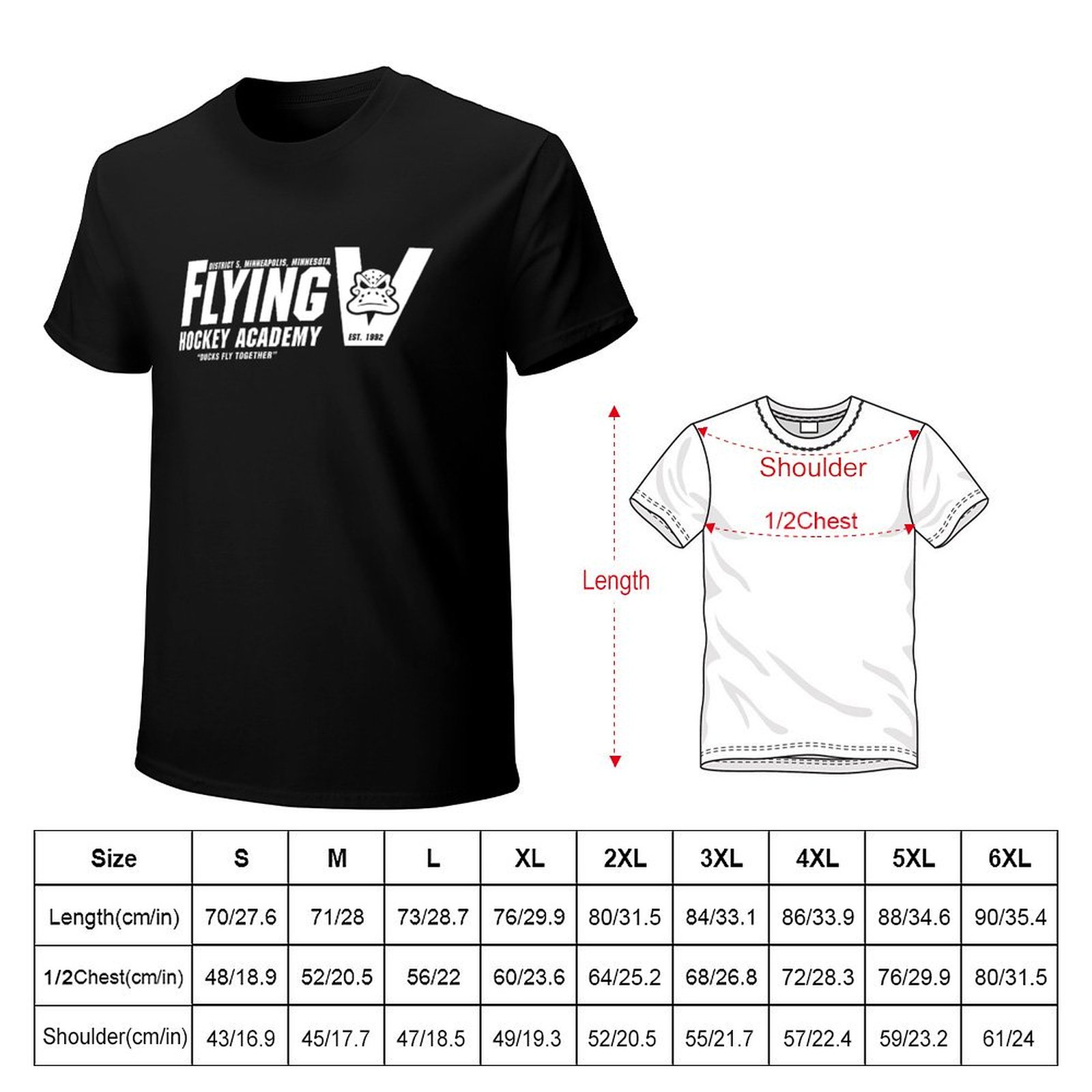 تي شيرت Flying V Hockey Academ - مراجعة Academy Sports Outdoor وسعره