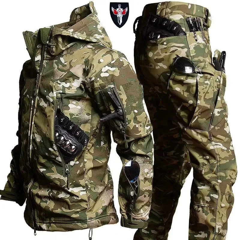 طقم سترة تكتيكية + بنطلون للرج - مراجعة Outdoor Sport Waterproof Pants وسعره